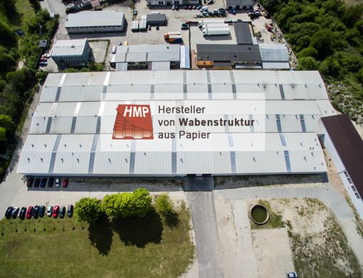 Die HMP-Fabrik von oben